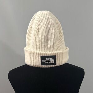 The North Face White Knit Beanie